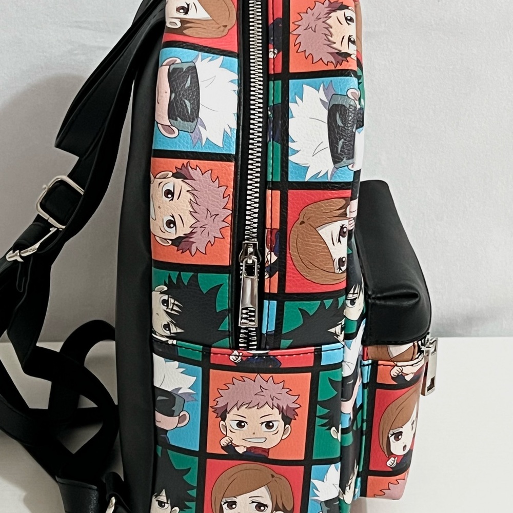 Jujutsu Kaisen Chibi Character Grid Mini Backpack Anime Characters - Picture 2 of 10
